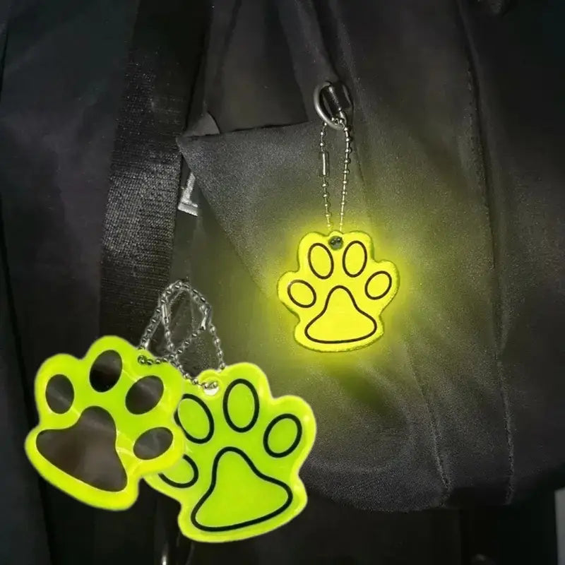 reflektierender Pfote Anhänger