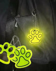 reflektierender Pfote Anhänger